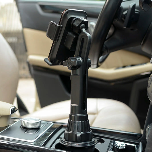 15W Magnetic Wireless Car Charger with Cup Holder Mount