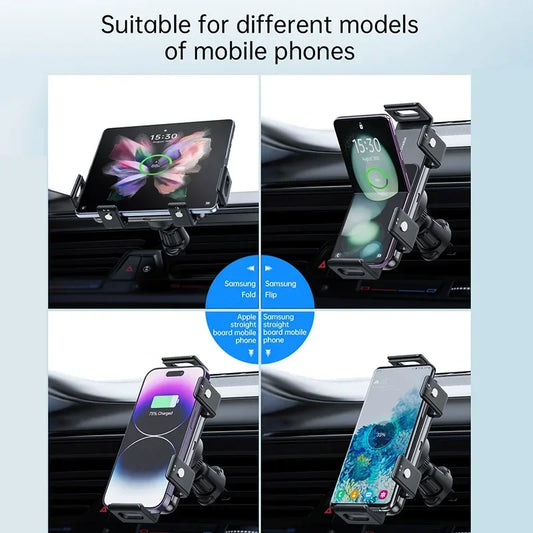 Premium Wireless Charging Car Phone Mount