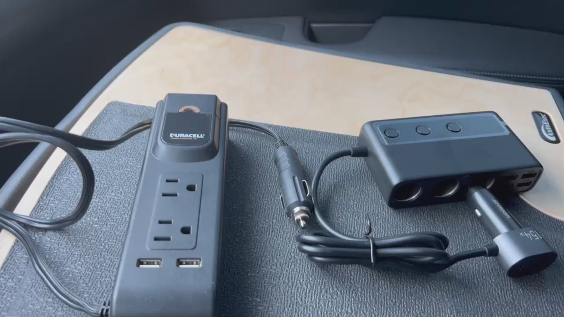 9-in-1 Car Cigarette Lighter Splitter with QC/PD Fast Charging, 154W Adapter for 12V/24V Devices